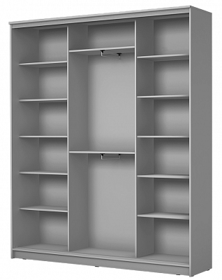 Шкаф 3-х дверный три зеркала 2200х1770х420, ХИТ 22-4-18/2-555 Ясень Шимо Светлый в Петрозаводске - изображение 1
