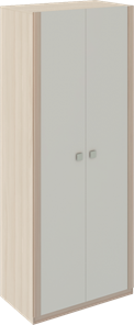Шкаф распашной Глэдис М22 (Шимо светлый/Белый текстурный) в Петрозаводске - предосмотр