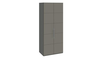 Распашной шкаф Наоми с 2-мя дверями, цвет Фон серый, Джут  СМ-208.07.03 в Петрозаводске - предосмотр