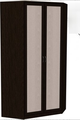 Распашной шкаф 403 несимметричный, цвет Венге в Петрозаводске - изображение