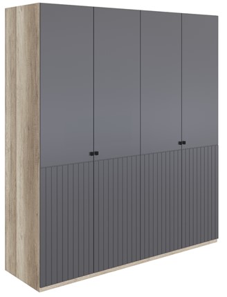 Шкаф четырехдверный Доминго (глухие двери) в Петрозаводске - изображение