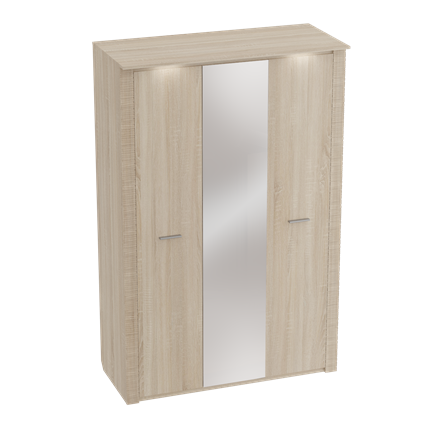 Шкаф трехдверный Элана, Дуб сонома в Петрозаводске - изображение