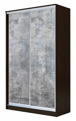 Шкаф 2-х дверный Хит-23-4-15-77-22, 2300х1500х420, Бетон Венге в Петрозаводске - изображение