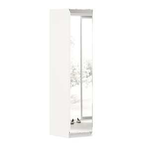 Шкаф 1-створчатый Айла с зеркалом ЛД 688.140.000, Белый, исполнение 1 в Петрозаводске - предосмотр