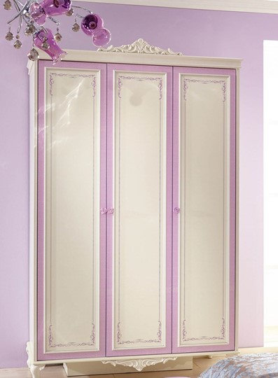 Шкаф 3-х дверный Маркиза (Алебастр) ЛД 517.073.000 в Петрозаводске - изображение 3