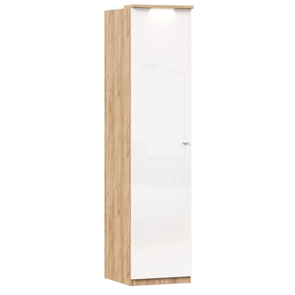 Шкаф одностворчатый Фиджи ЛД 659.224, белый в Петрозаводске - изображение