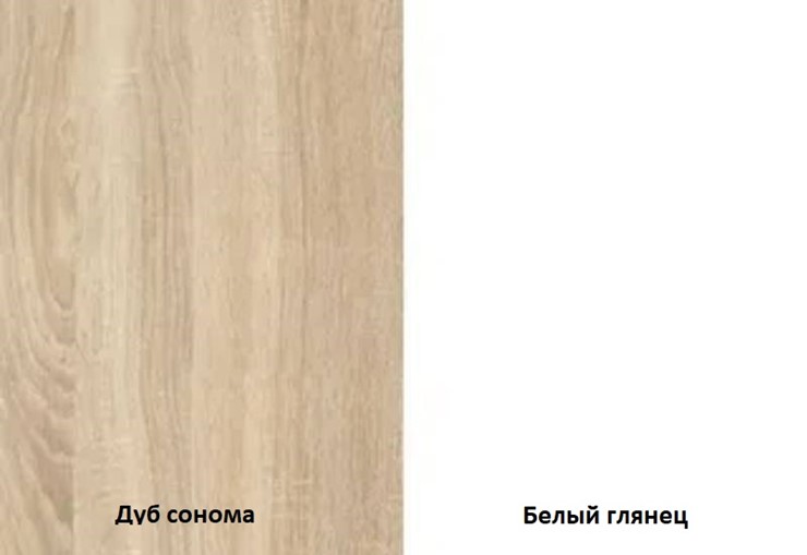 Шкаф двухдверный Некст, цвет дуб сонома/белый в Петрозаводске - изображение 1
