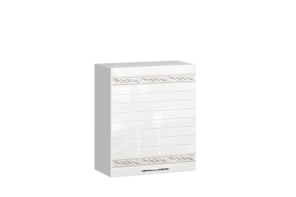 Шкаф настенный Анастасия 600 009.091.000 белый глянец в Петрозаводске - изображение