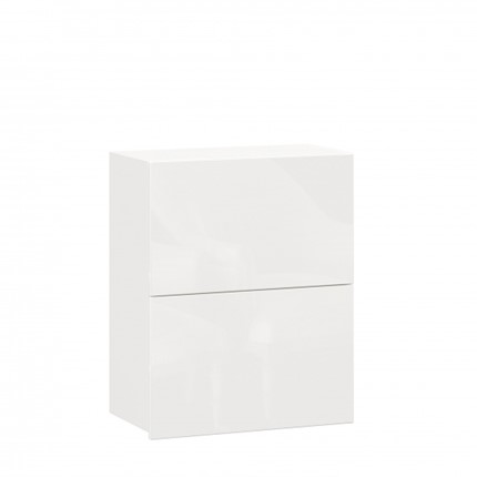 Горизонтальный кухонный шкаф 600 Шервуд, ЛД 281.970.000.173, белый/белый глянец в Петрозаводске - изображение