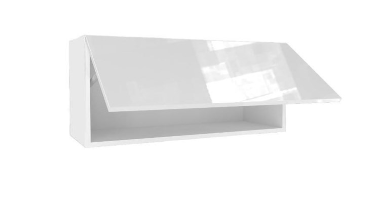 Кухонный шкаф 800 горизонтальный, Шервуд, ЛД 281.750.000.172, белый/белый глянец в Петрозаводске - изображение 1