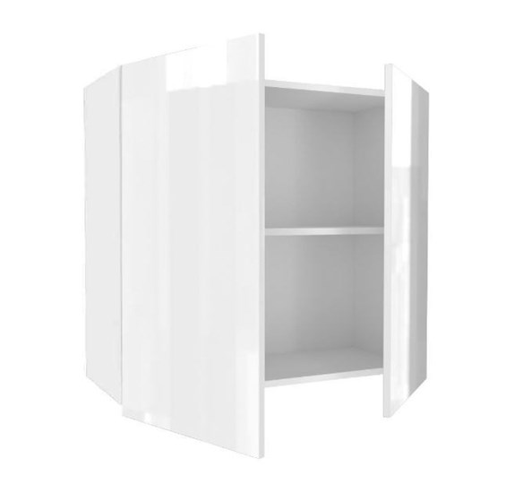 Кухонный шкаф 800, Шервуд, ЛД 281.360.000.162, белый/белый глянец в Петрозаводске - изображение 1