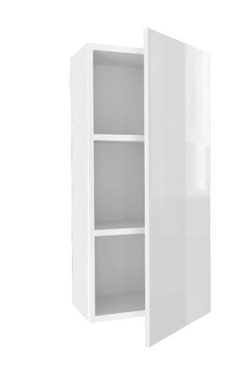 Кухонный высокий шкаф 450, Шервуд, ЛД 281.430.000.165, белый/белый глянец в Петрозаводске - изображение 1