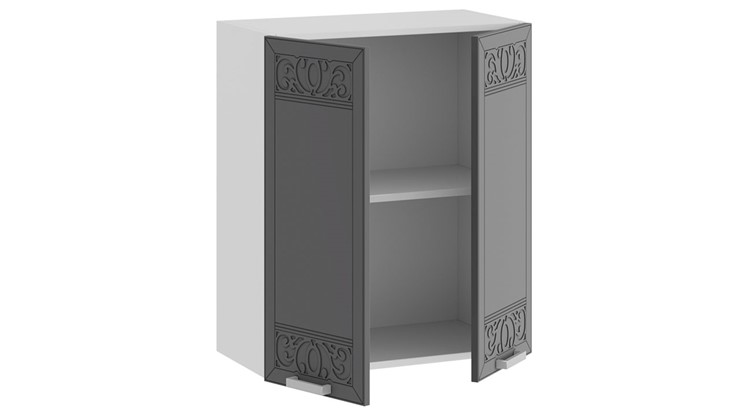 Кухонный шкаф Долорес 1В6 (Белый/Титан) в Петрозаводске - изображение 1