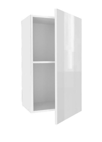 Шкаф на кухню 400, Шервуд, ЛД 281.320.000.158, белый/белый глянец в Петрозаводске - изображение 1