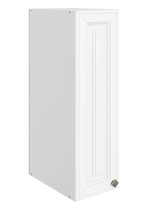 Шкаф на кухню Мишель L200 H720 (1 дв. гл.) эмаль (белый/белый) в Петрозаводске - предосмотр