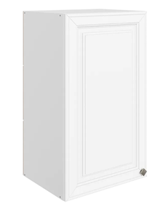 Навесной шкаф Мишель L400 H720 (1 дв. гл.) эмаль (белый/белый) в Петрозаводске