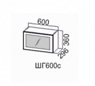 Навесной шкаф Модерн шг600с/360 в Петрозаводске - предосмотр