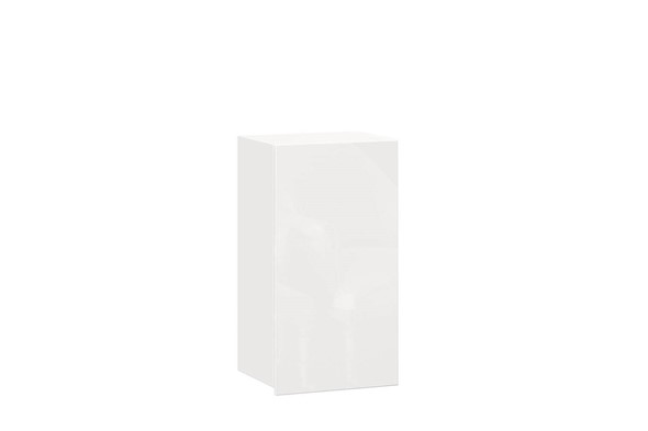 Шкаф на кухню 400, Шервуд, ЛД 281.320.000.158, белый/белый глянец в Петрозаводске - изображение