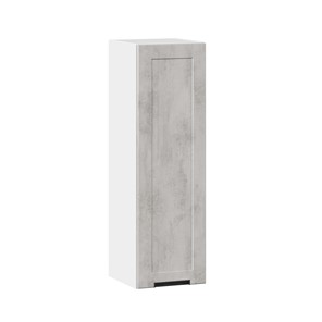 Кухонный навесной шкаф 300 высокий Джамис ЛД 296.410.000.024, Белый/Белый камень в Петрозаводске