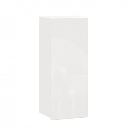 Шкаф кухонный 400 высокий, Шервуд, ЛД 281.420.000.164, белый/белый глянец в Петрозаводске - изображение