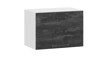 Настенный шкаф Детройт 1В5Г (Белый/Угольный Камень) в Петрозаводске - предосмотр