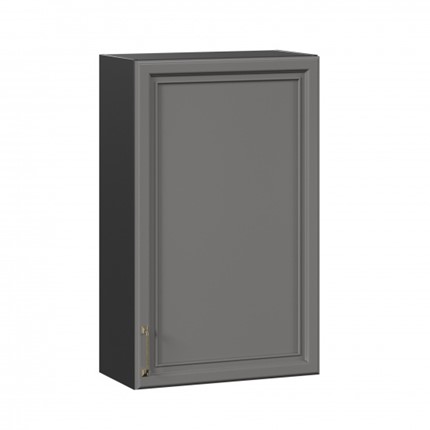 Навесной шкаф Джелатто 600 высокий ЛД 241.450.000.154, Черный/Оникс серый в Петрозаводске - изображение