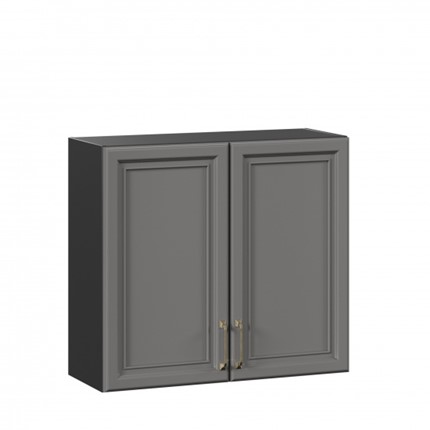 Кухонный шкаф Джелатто 800 ЛД 241.360.000.148, Черный/Оникс серый в Петрозаводске - изображение