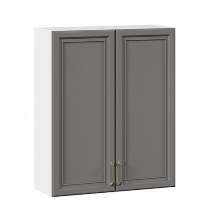 Кухонный шкаф Джелатто 800 высокий ЛД 241.460.000.113, Белый/Оникс серый в Петрозаводске - изображение