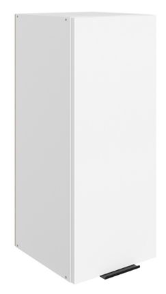 Кухонный навесной шкаф Стоун L300 Н720 (1 дв. гл.) (белый/джелато софттач) в Петрозаводске - изображение