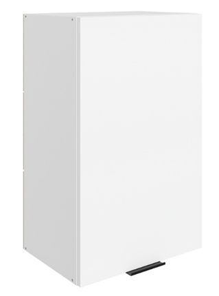 Кухонный шкаф Стоун L450 Н720 (1 дв. гл.) (белый/джелато софттач) в Петрозаводске - изображение