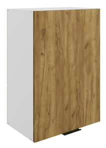 Навесной шкаф Стоун L500 Н720 (1 дв. гл.) (белый/акация светлая) в Петрозаводске - предосмотр