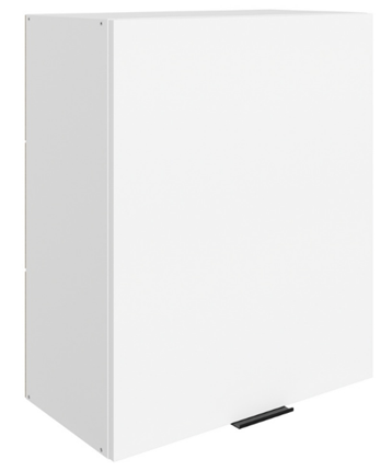 Навесной кухонный шкаф Стоун L600 Н720 (1 дв. гл.) (белый/джелато софттач) в Петрозаводске - изображение