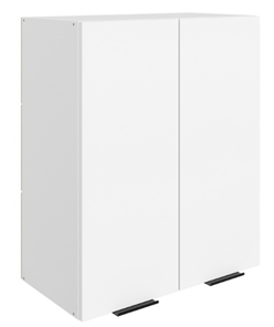 Шкаф на кухню Стоун L600 Н720 (2 дв. гл.) (белый/джелато софттач) в Петрозаводске - предосмотр
