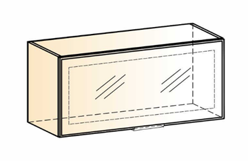 Кухонный шкаф Стоун L800 Н360 (1 дв. рам.) в Петрозаводске - предосмотр 1