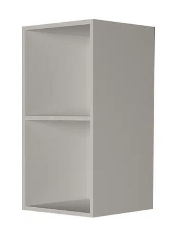 Шкаф навесной В7 40, Серый/Белый в Петрозаводске - изображение 1