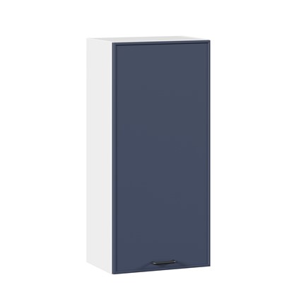 Кухонный шкаф высокий 450 Индиго ЛД 298.430.000.111, Белый/Тёмно-синий в Петрозаводске - изображение