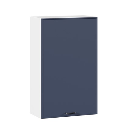 Кухонный шкаф высокий 600 Индиго ЛД 298.450.000.112, Белый/Тёмно-синий в Петрозаводске - изображение