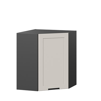 Угловой кухонный шкаф 600 Джамис ЛД 296.610.000.158, Чёрный/Кашмир в Петрозаводске - изображение