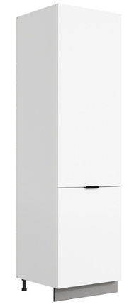Шкаф-пенал Стоун 2 L600 (2 дв.гл.) (белый/джелато софттач) в Петрозаводске - изображение