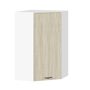 Шкаф кухонный угловой высокий Индиго ЛД 298.620.000.033, Белый/Дуб Мадейра топаз в Петрозаводске