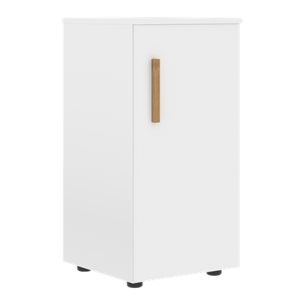Низкий шкаф колонна с глухой дверью правой FORTA Белый FLC 40.1 (R) (399х404х801) в Петрозаводске - изображение