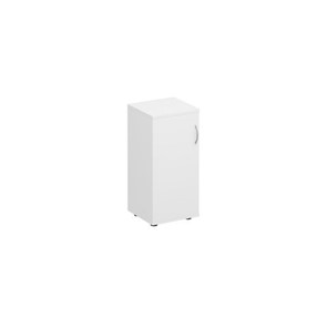 Шкаф для документов низкий узкий закрытый Комфорт КФ, белый премиум (40x38x84) К.508 ДШ в Петрозаводске