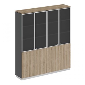 Шкаф для документов со стеклянными дверьми Speech Cube (180.2x40x203.4) СИ 315 ДС АР ДС/ХР в Петрозаводске