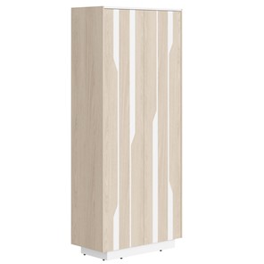 Шкаф для одежды LINE Дуб-светлый-белый СФ-574401 (900х430х2100) в Петрозаводске