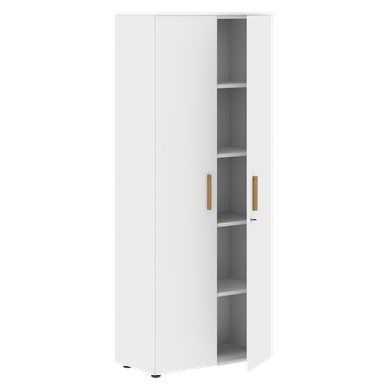 Шкаф широкий высокий FORTA Белый FHC 80.1(Z) (798х404х1965) в Петрозаводске - изображение
