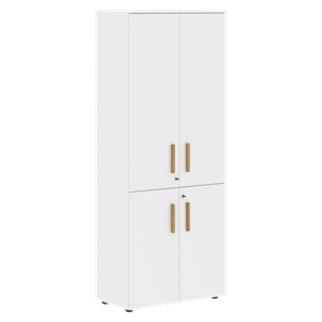 Шкаф с глухими средними и малыми дверьми FORTA Белый FHC 80.3(Z) (798х404х1965) в Петрозаводске - предосмотр