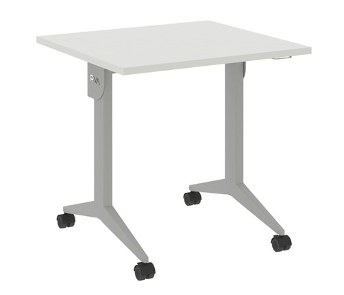 Складной стол X.M-1.7, Металл серый/Белый бриллиант в Петрозаводске - изображение