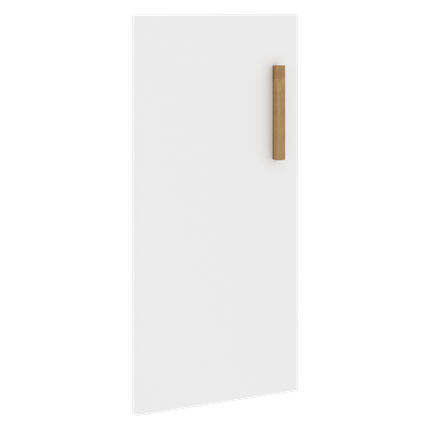 Дверь для шкафа низкая левая FORTA Белый FLD 40-1(L) (396х18х766) в Петрозаводске - изображение