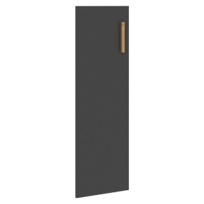 Дверь для шкафа средняя левая FORTA Черный Графит FMD40-1(L) (396х18х1164) в Петрозаводске