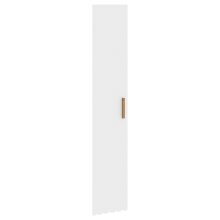 Дверь для шкафа высокая универсальная  FORTA Белый FHD 40-1 (396х18х1932) в Петрозаводске - изображение